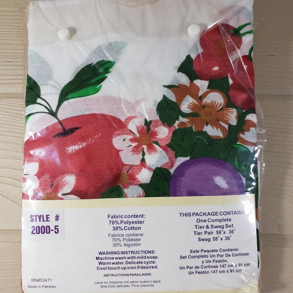American Evening Tier & Swag Set NWT